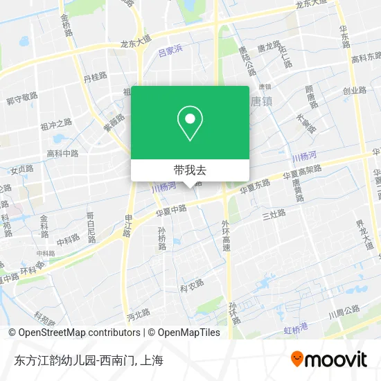 东方江韵幼儿园-西南门地图