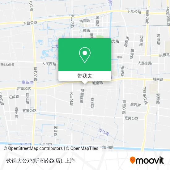 铁锅大公鸡(听潮南路店)地图