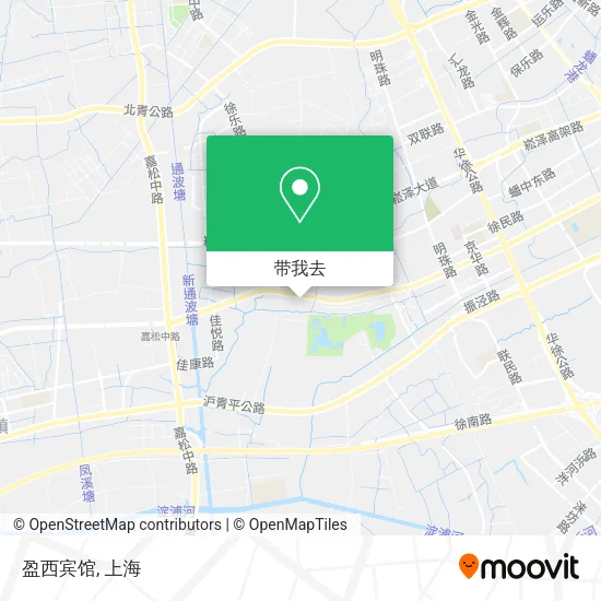 盈西宾馆地图