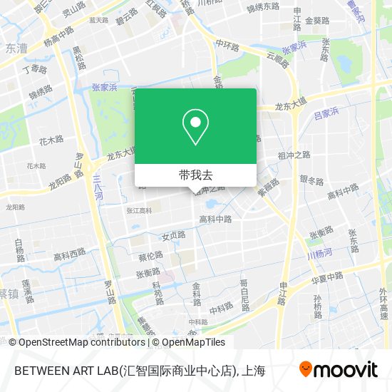 BETWEEN ART LAB(汇智国际商业中心店)地图