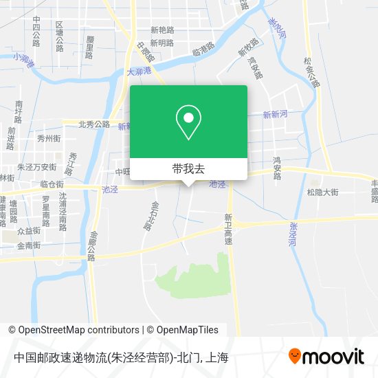 中国邮政速递物流(朱泾经营部)-北门地图