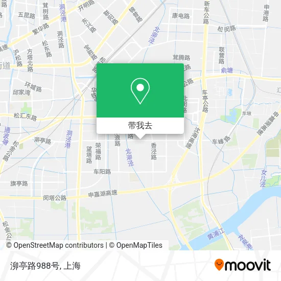 泖亭路988号地图