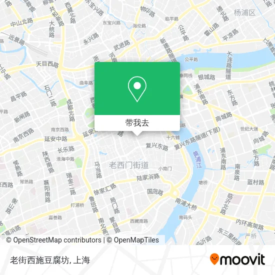 老街西施豆腐坊地图