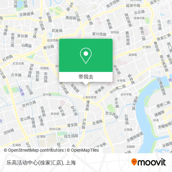 乐高活动中心(徐家汇店)地图