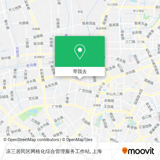 凉三居民区网格化综合管理服务工作站地图
