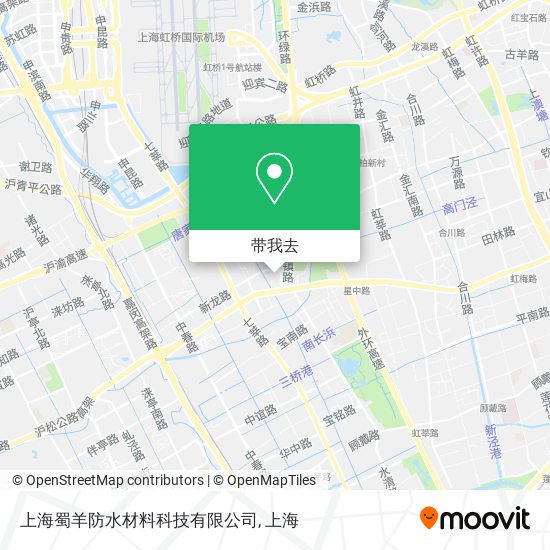 上海蜀羊防水材料科技有限公司地图