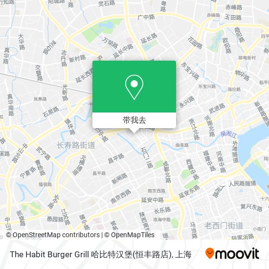 The Habit Burger Grill 哈比特汉堡(恒丰路店)地图