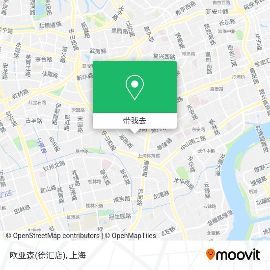 欧亚森(徐汇店)地图