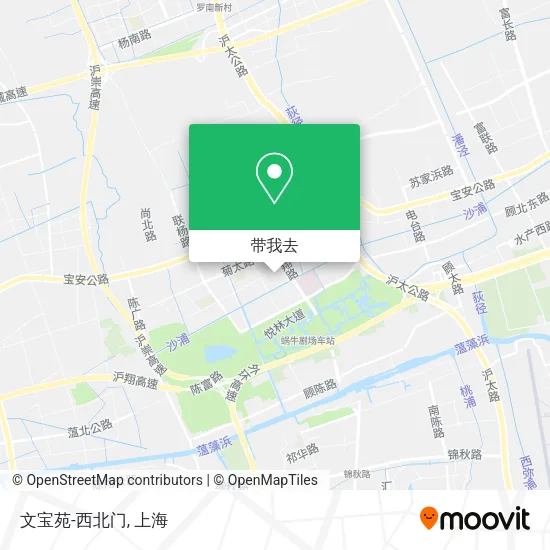 文宝苑-西北门地图