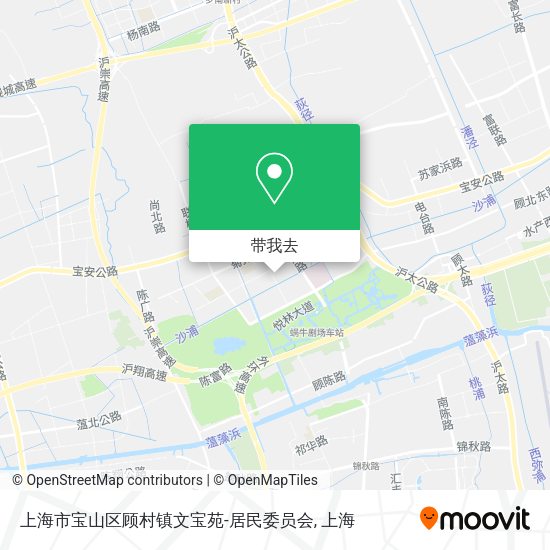 上海市宝山区顾村镇文宝苑-居民委员会地图