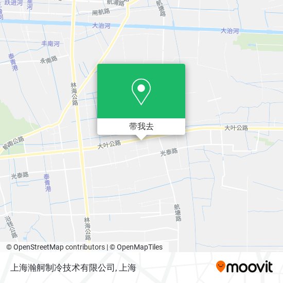 上海瀚舸制冷技术有限公司地图