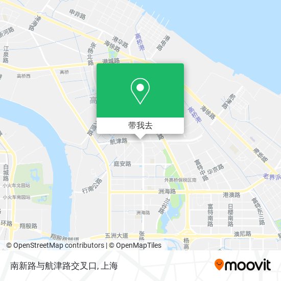 南新路与航津路交叉口地图