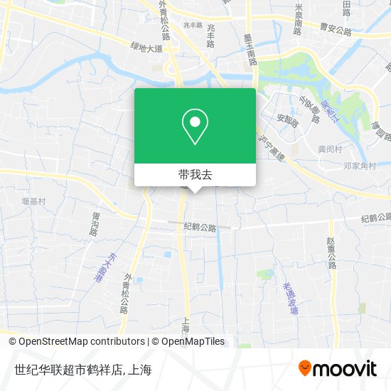 世纪华联超市鹤祥店地图