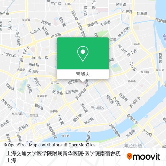 上海交通大学医学院附属新华医院-医学院南宿舍楼地图