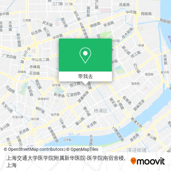 上海交通大学医学院附属新华医院-医学院南宿舍楼地图