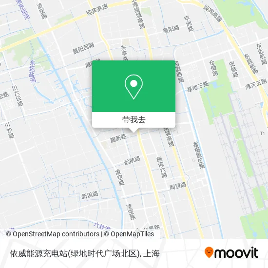依威能源充电站(绿地时代广场北区)地图