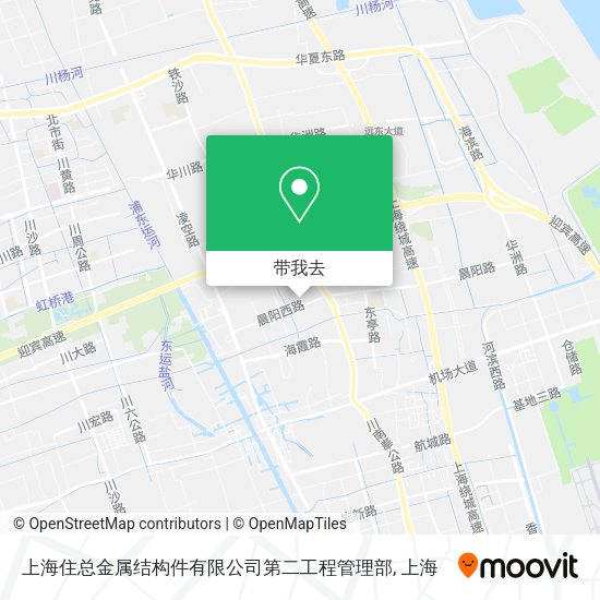 上海住总金属结构件有限公司第二工程管理部地图