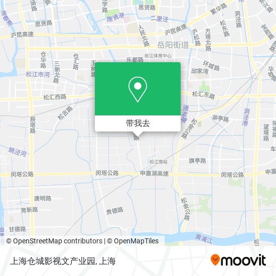 上海仓城影视文产业园地图