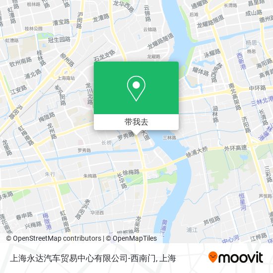上海永达汽车贸易中心有限公司-西南门地图