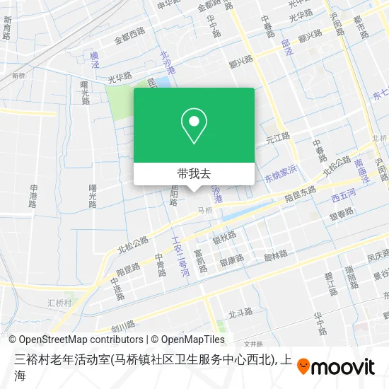 三裕村老年活动室(马桥镇社区卫生服务中心西北)地图