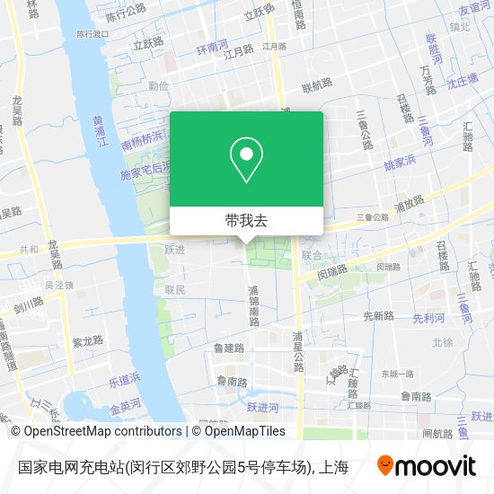 国家电网充电站(闵行区郊野公园5号停车场)地图
