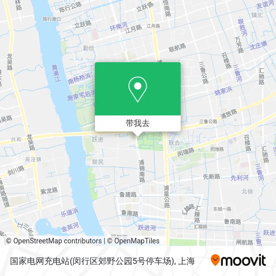 国家电网充电站(闵行区郊野公园5号停车场)地图