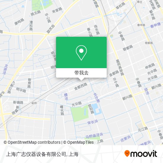 上海广志仪器设备有限公司地图