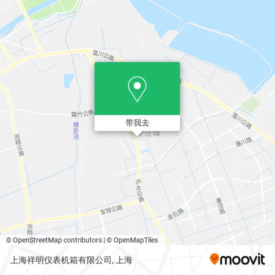 上海祥明仪表机箱有限公司地图