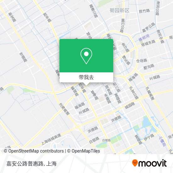 嘉安公路普惠路地图