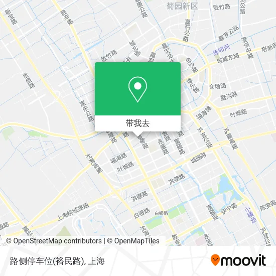 路侧停车位(裕民路)地图