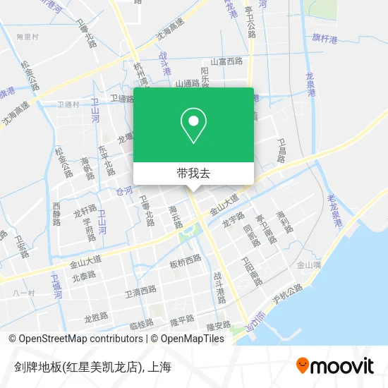 剑牌地板(红星美凯龙店)地图