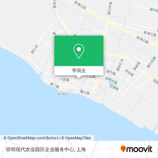崇明现代农业园区企业服务中心地图