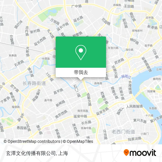 玄潭文化传播有限公司地图