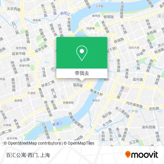 百汇公寓-西门地图