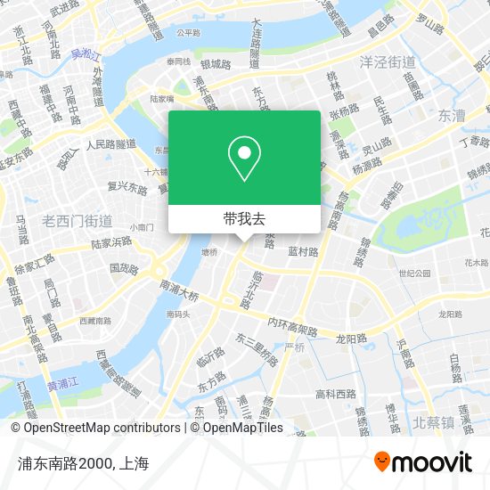 浦东南路2000地图