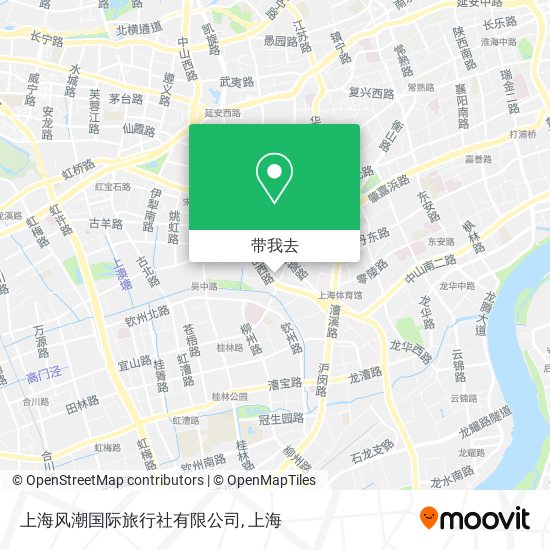 上海风潮国际旅行社有限公司地图