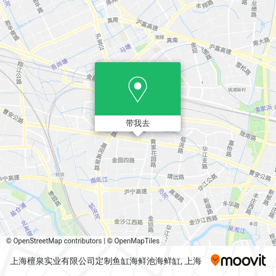 上海檀泉实业有限公司定制鱼缸海鲜池海鲜缸地图