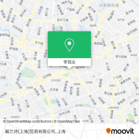 戴兰诗(上海)贸易有限公司地图