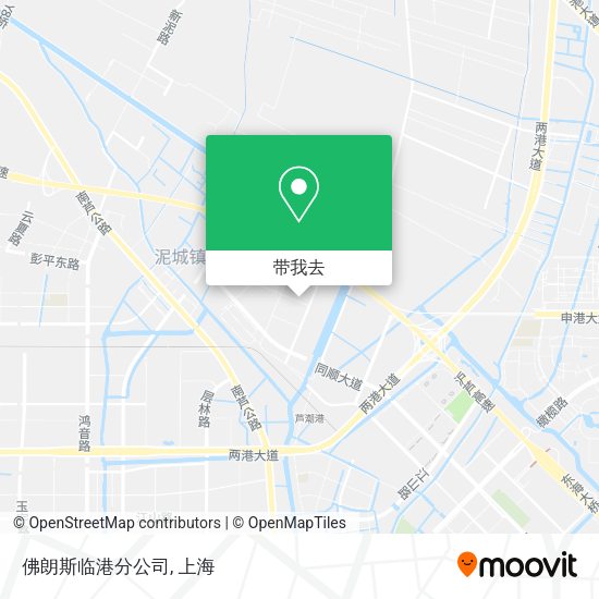 佛朗斯临港分公司地图
