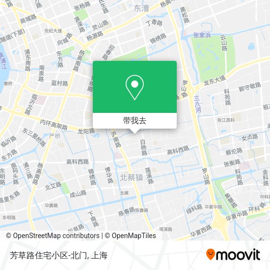芳草路住宅小区-北门地图