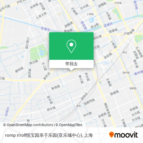 romp n'roll悦宝园亲子乐园(亚乐城中心)地图
