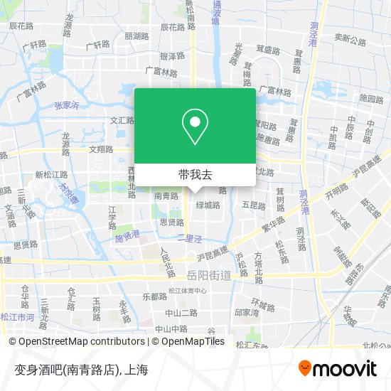 变身酒吧(南青路店)地图