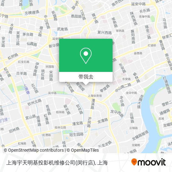 上海宇天明基投影机维修公司(闵行店)地图