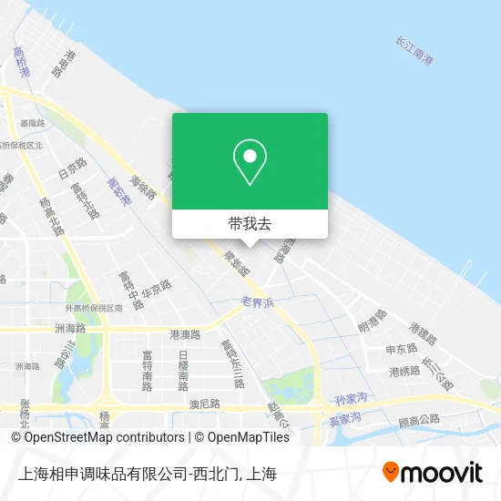 上海相申调味品有限公司-西北门地图