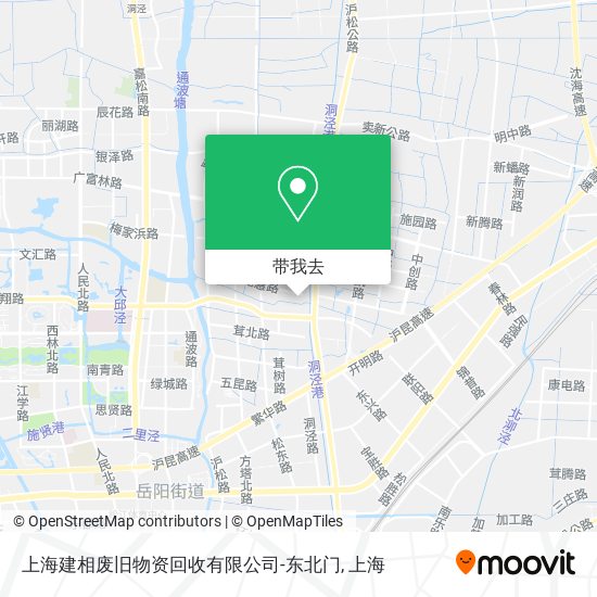 上海建相废旧物资回收有限公司-东北门地图