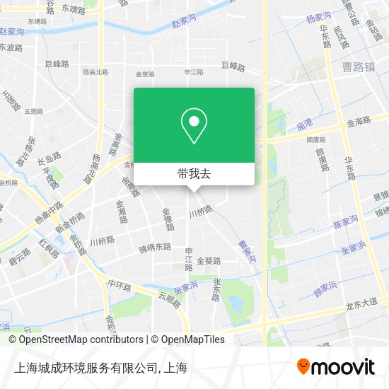 上海城成环境服务有限公司地图