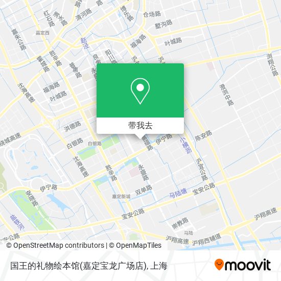 国王的礼物绘本馆(嘉定宝龙广场店)地图