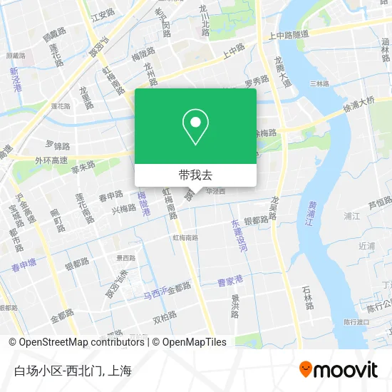白场小区-西北门地图