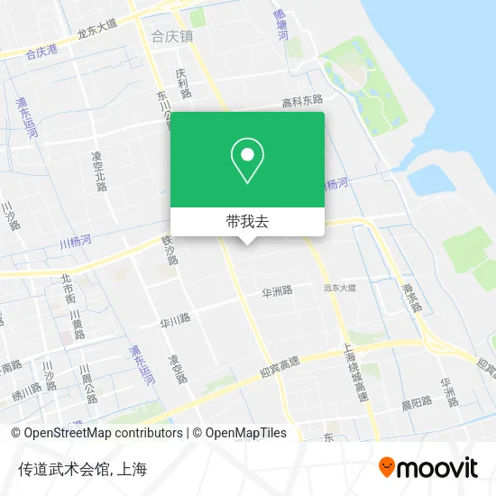 传道武术会馆地图