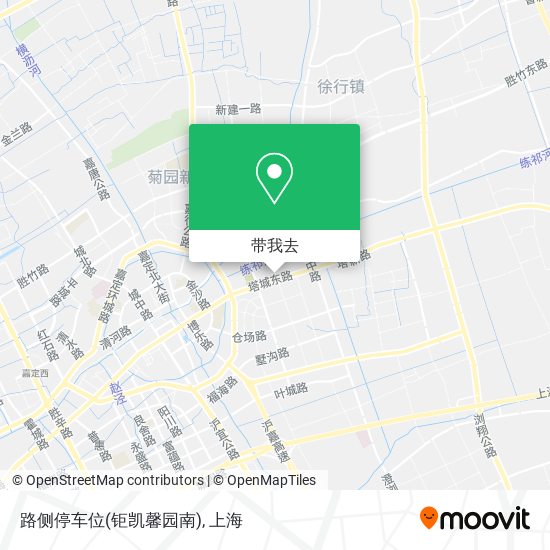 路侧停车位(钜凯馨园南)地图